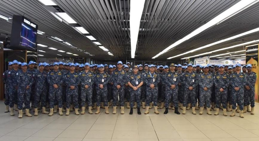 দক্ষিণ সুদানে শান্তিরক্ষা মিশনে নৌবাহিনীর ৯৯ সদস্যের যাত্রা