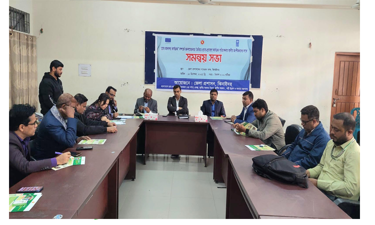 ঝিনাইদহে গ্রাম আদালত বিষয়ে সমন্বয় সভা