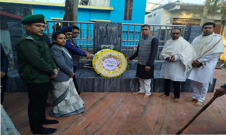 নড়াইলে যথাযোগ্য মর্যাদায় শহীদ বুদ্ধিজীবী দিবস পালিত