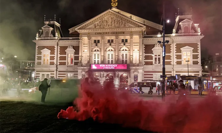 নেদারল্যান্ডসে ইসরাইলি ক্যান্টরের কনসার্টকে ঘিরে বিক্ষোভকালে গ্রেফতার ২২ 