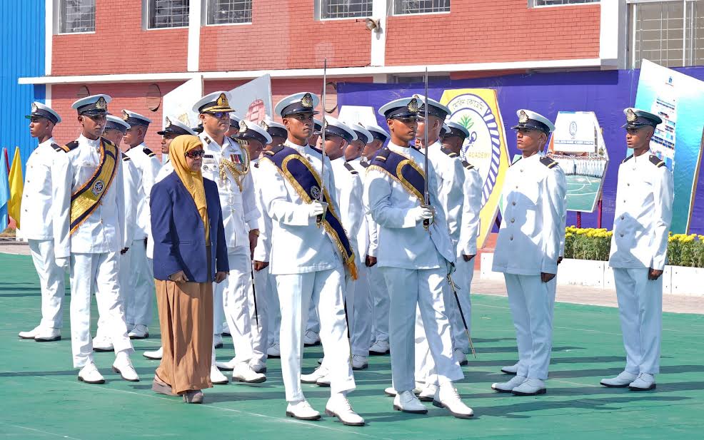 রংপুরে বাংলাদেশ মেরিন একাডেমিতে ক্যাডেটদের গ্র্যাজুয়েশন প্যারেড অনুষ্ঠিত