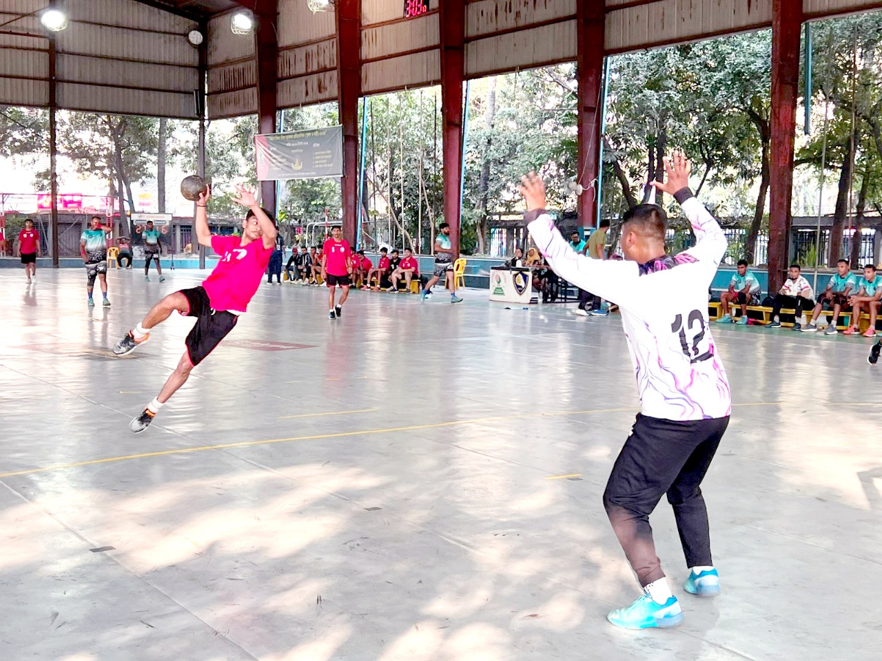 বিজয় দিবস হ্যান্ডবলের ফাইনালে কাল মুখোমুখি হবে বিজিবি-আনসার