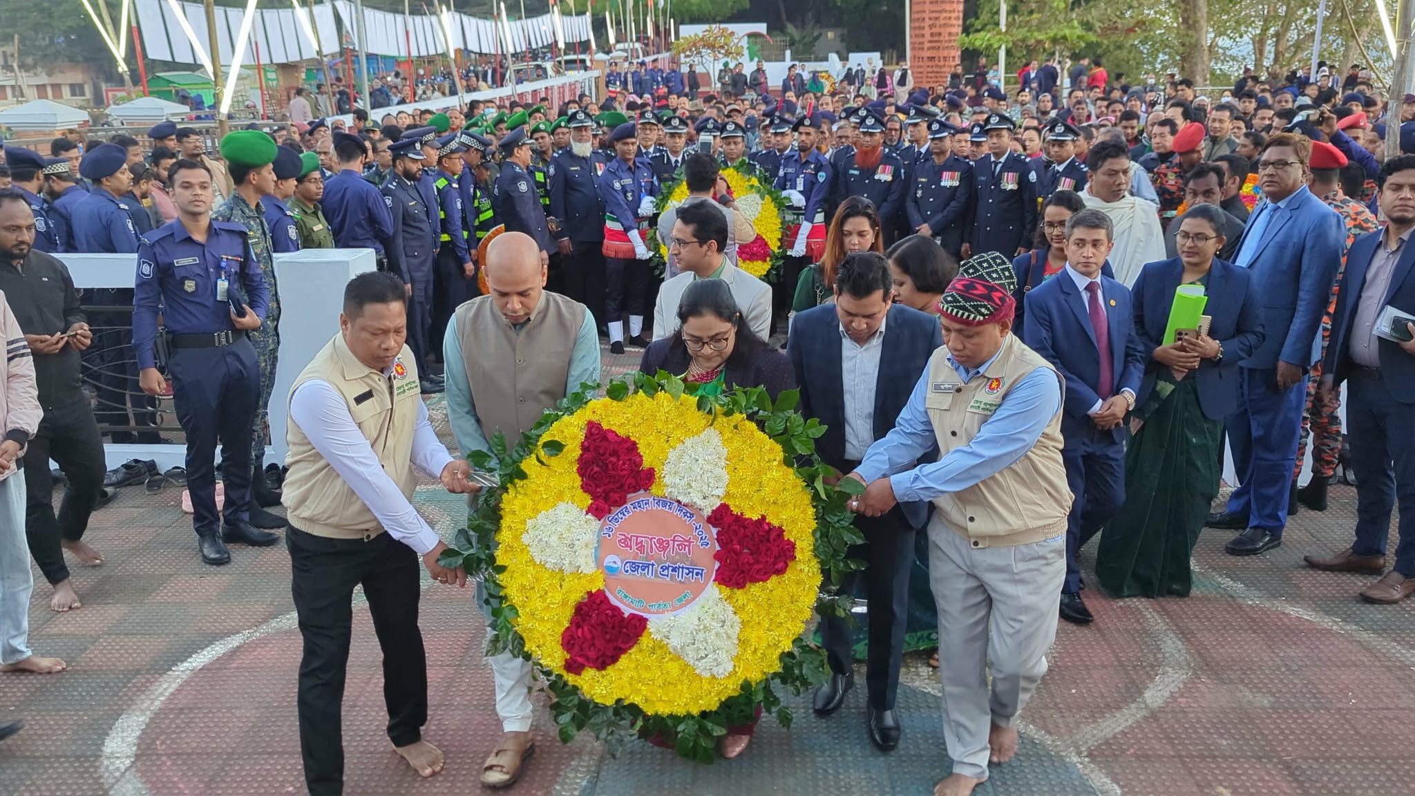 রাঙামাটিতে যথাযোগ্য মর্যাদায় মহান বিজয় দিবস উদ্যাপিত