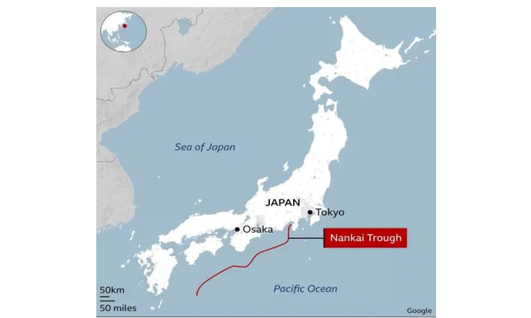 মেগাভূমিকম্পের সতর্কতা তুলে নিল জাপান