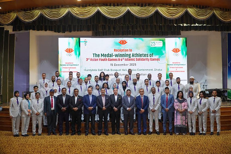দুই গেমসে পদকপ্রাপ্ত খেলোয়াড়দের সংবর্ধনা দিল বিওএ