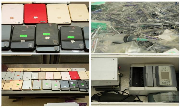 রাজধানীতে ২ কার্টুন সিরিঞ্জ ও ৭৬ চোরাই মোবাইলসহ গ্রেফতার ২ 