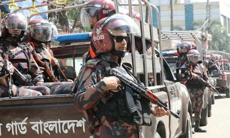 সংসদ ভবনসহ রাজধানীর গুরুত্বপূর্ণ স্থানে ২০ প্লাটুন বিজিবি মোতায়েন