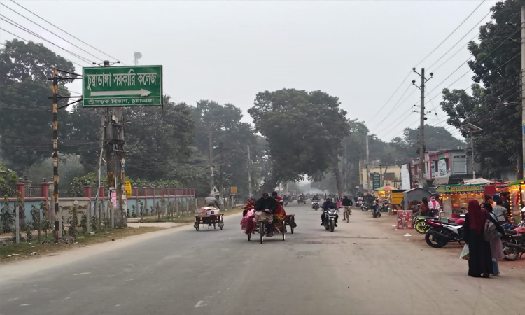 তিন দিন পর আজ চুয়াডাঙ্গায় সূর্যের দেখা মিলেছে