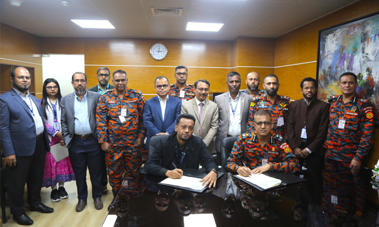 ফায়ার সার্ভিস ও বাংলাদেশ ব্যাংকের সমঝোতা স্মারক সই