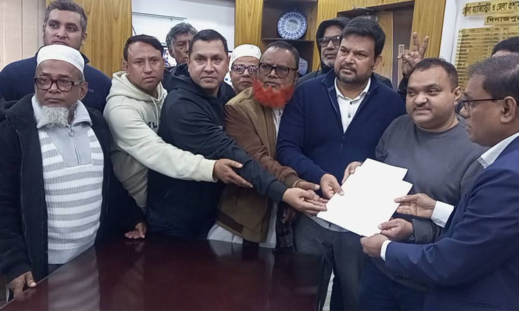 দিনাজপুর সদর-৩ আসনে খালেদা জিয়ার পক্ষে মনোনয়নপত্র গ্রহণ