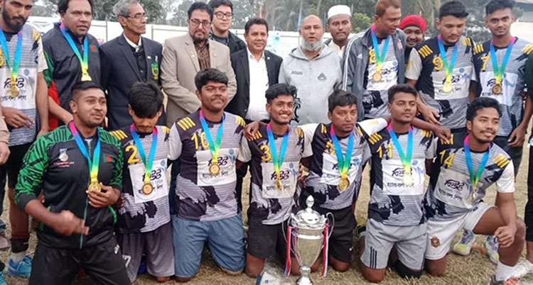 যশোরে কিউট জেলা হ্যান্ডবল লিগে ঘোপ ক্রীড়া চক্র চ্যাম্পিয়ন