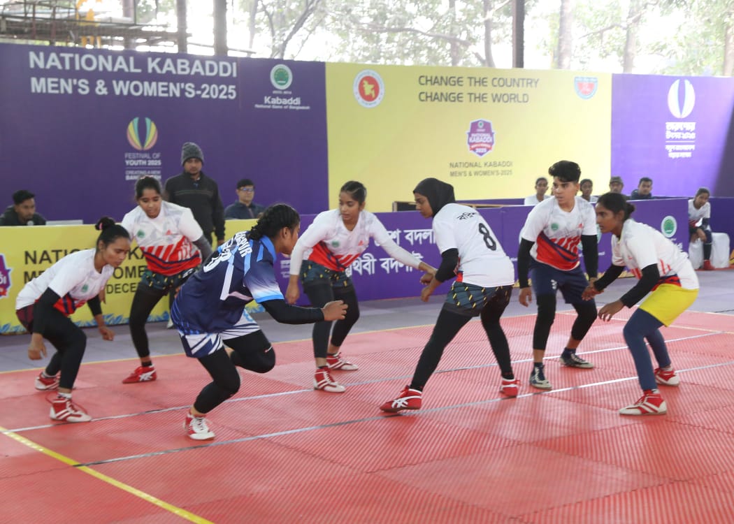 জাতীয় কাবাডির জেলা চ্যাম্পিয়নশিপের ফাইনালে মুখোমুখি মৌলভীবাজার-খুলনা ও ব্রাহ্মণবাড়িয়া-রংপুর