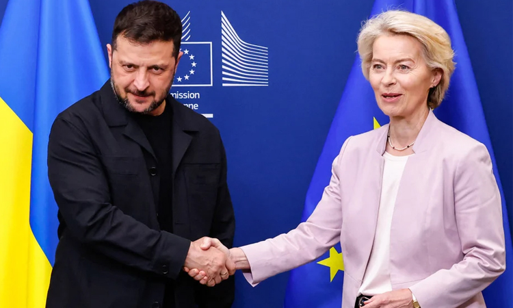 ট্রাম্পের সঙ্গে বৈঠকের আগে ইউক্রেন সমর্থনে ভাটা পড়বে না, ইইউ প্রধানদের  প্রতিশ্রুতি | আন্তর্জাতিক | বাংলাদেশ সংবাদ সংস্থা (বাসস)