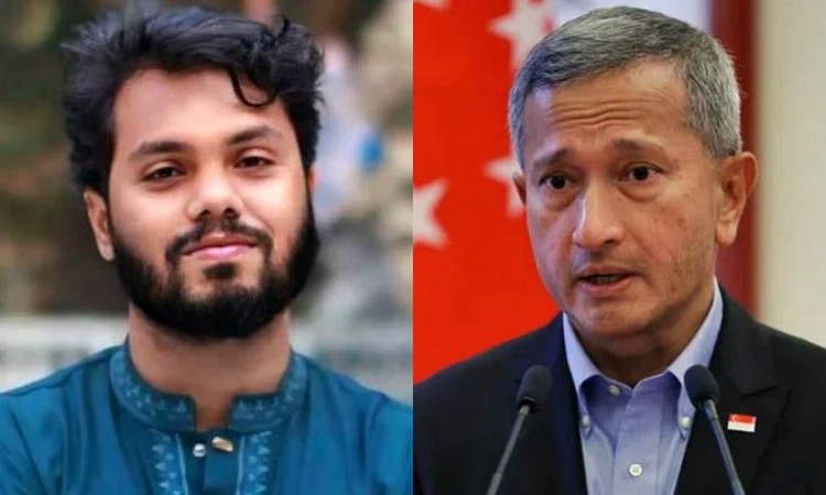 ওসমান হাদির মৃত্যুতে সিঙ্গাপুরের পররাষ্ট্রমন্ত্রীর শোকবার্তা