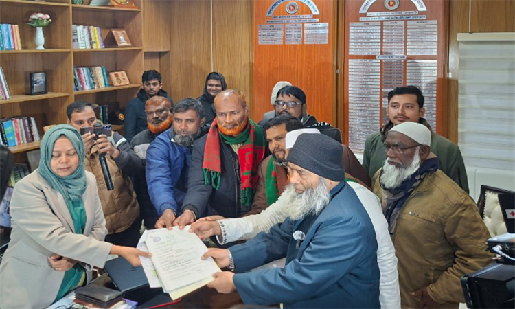 রাজশাহী-১ আসনে জামায়াত প্রার্থীর মনোনয়নপত্র জমা