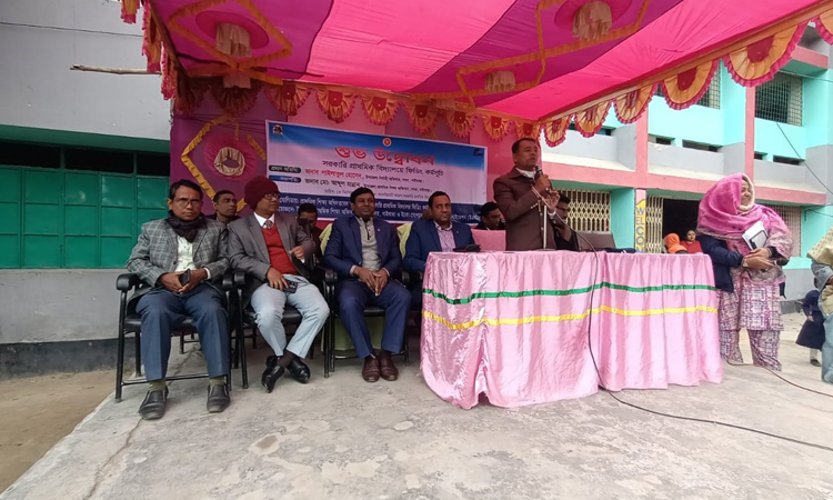 গাইবান্ধায় স্কুল ফিডিং প্রোগ্রাম শুরু