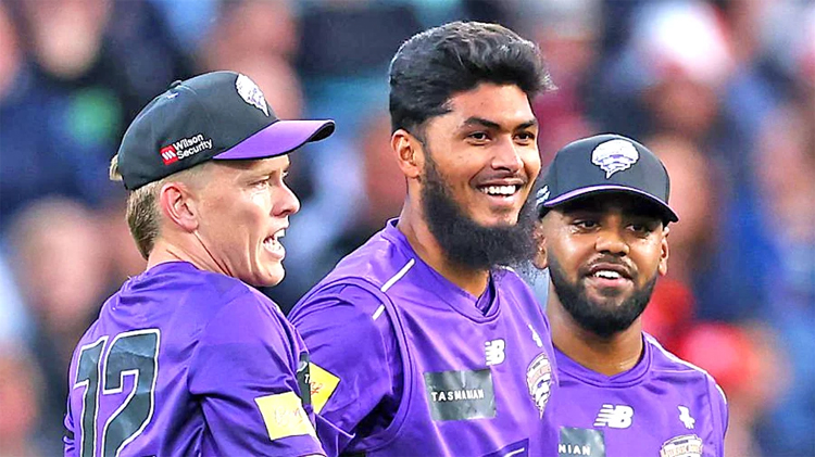 রিশাদের ২ উইকেট; হ্যাটট্রিক জয় হোবার্টের