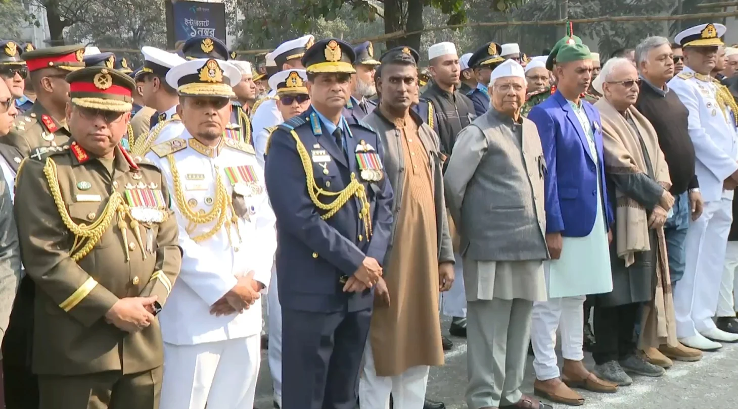 বেগম খালেদা জিয়ার জানাজায় প্রধান উপদেষ্টা অধ্যাপক মুহাম্মদ ইউনূস