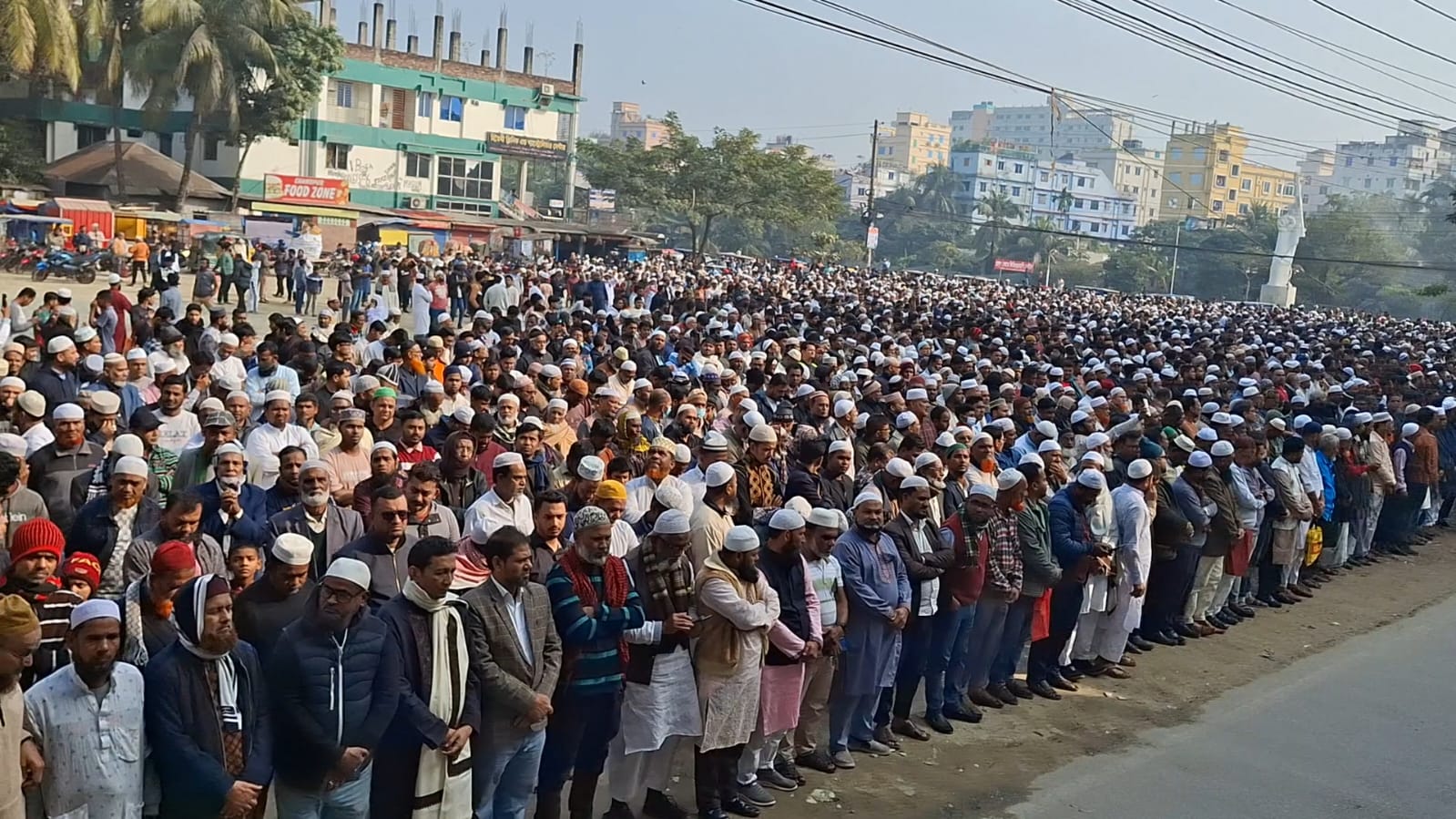 চাঁদপুরে খালেদা জিয়ার গায়েবানা জানাজা 