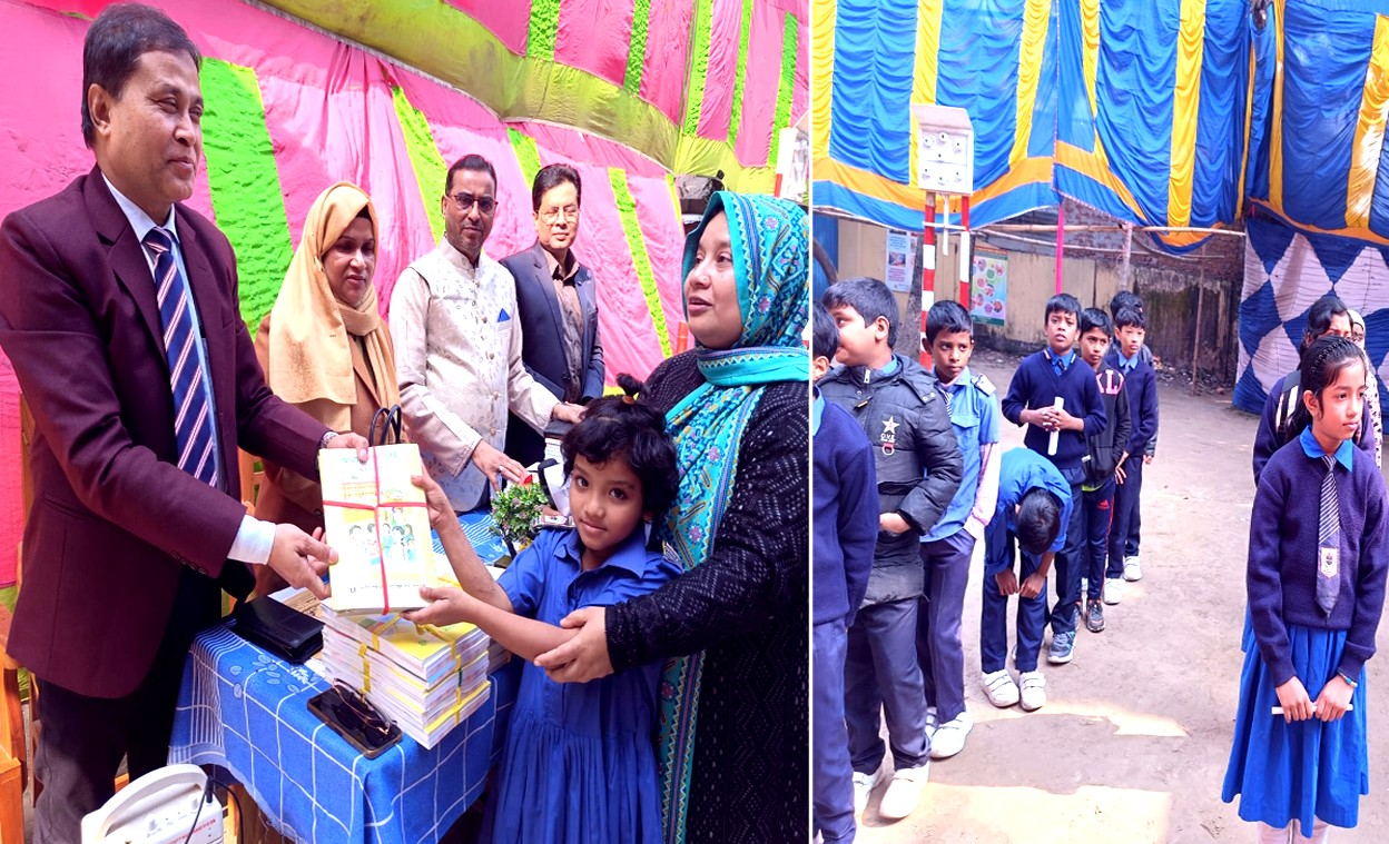 রংপুরে প্রাক-প্রাথমিক ও প্রাথমিক স্তরের শিক্ষার্থীদের মাঝে প্রায় সাড়ে ২০ লাখ নতুন বই বিতরণ