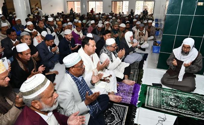 বেগম খালেদা জিয়ার জন্য জাতীয় বিশ্ববিদ্যালয়ে দোয়া মাহফিল 