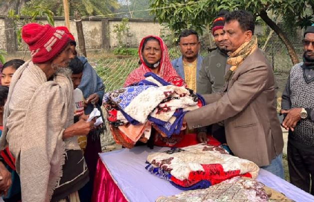 বেগম জিয়ার রুহের মাগফিরাত কামনায় পটুয়াখালীতে শীতবস্ত্র বিতরণ