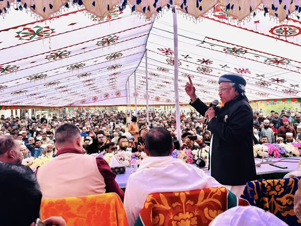 খালেদা জিয়ার আত্মার মাগফিরাত কামনায় ব্রাহ্মণবাড়িয়ায় দোয়া মাহফিল