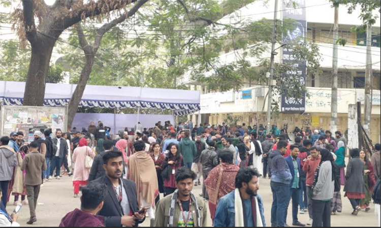 জকসু নির্বাচনের ভোট গ্রহণ শুরু