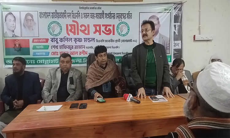 মোল্লাহাটে বিএনপির যৌথসভা অনুষ্ঠিত