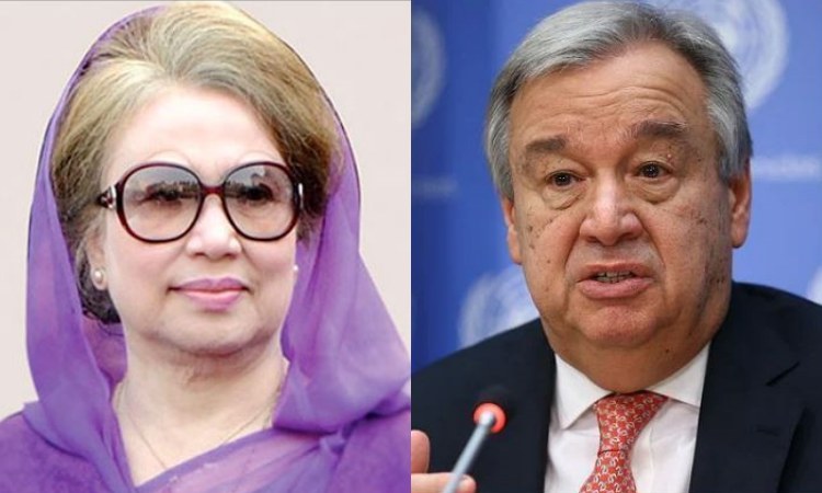 খালেদা জিয়ার মৃত্যুতে জাতিসংঘ মহাসচিবের শোক