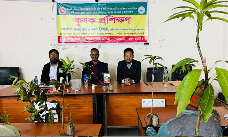 চিতলমারীতে ২ দিনব্যাপী কৃষক প্রশিক্ষণ কর্মশালা শেষ