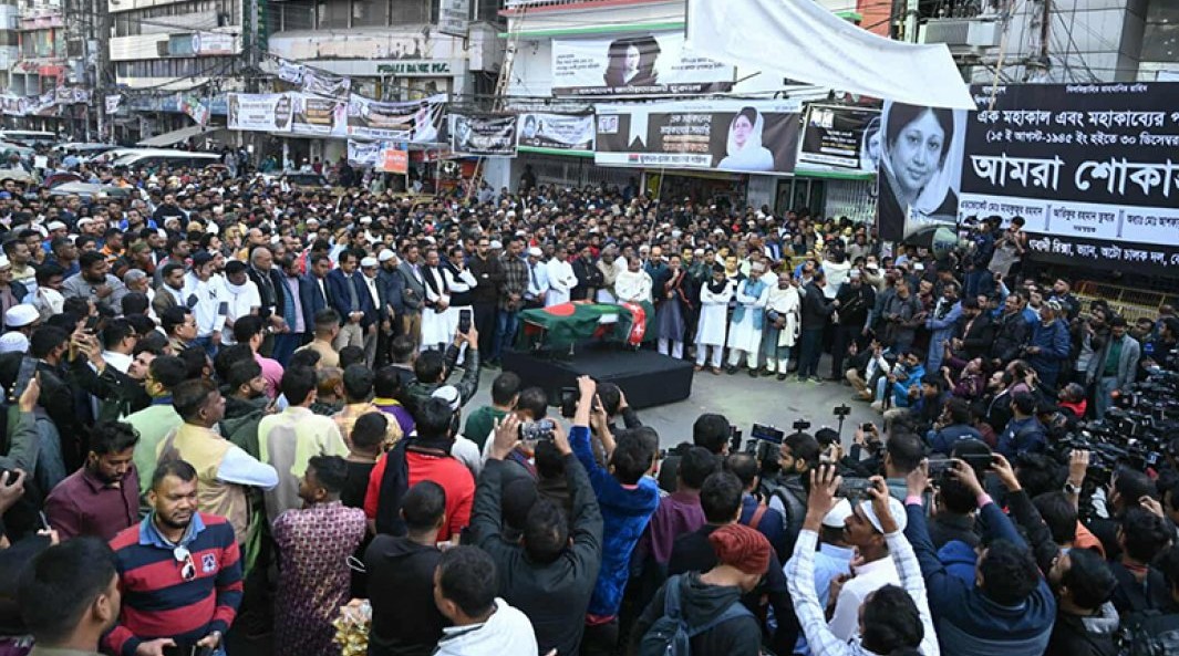 স্বেচ্ছাসেবক দলের নেতা মুসাব্বিরের জানাজা সম্পন্ন