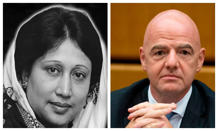 বেগম খালেদা জিয়ার মৃত্যুতে ফিফা সভাপতি ইনফান্তিনোর শোক