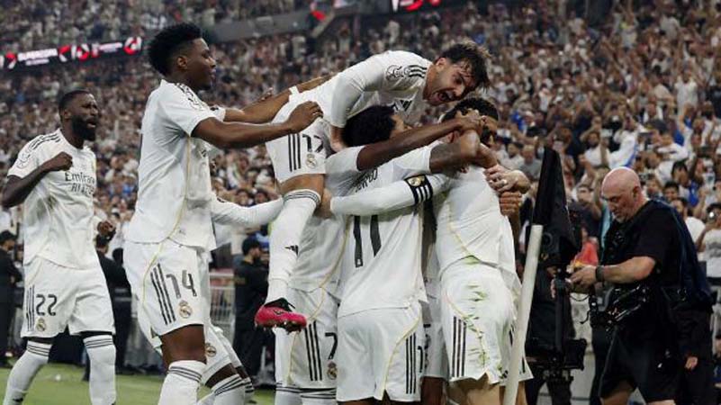 মাদ্রিদ ডার্বি জিতে ফাইনালে বার্সার প্রতিপক্ষ রিয়াল মাদ্রিদ