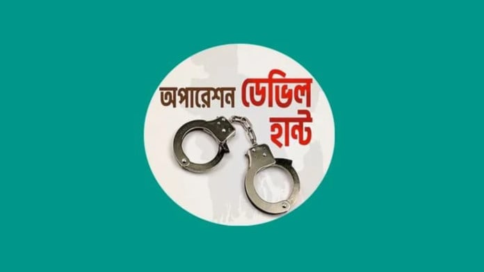 অপারেশন ডেভিল হান্ট ফেজ-২ : সারা দেশে ১৬ হাজার ৩৮২ জন গ্রেফতার