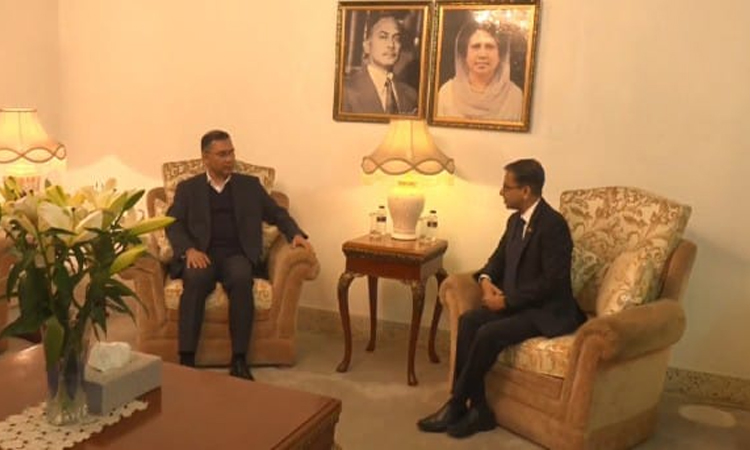 তারেক রহমানের সঙ্গে প্রণয় ভার্মার সৌজন্য সাক্ষাৎ