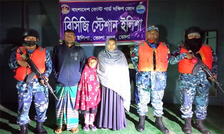 ভোলায় নদীতে ডুবে যাওয়া শিশুকে উদ্ধার করলো কোস্টগার্ড