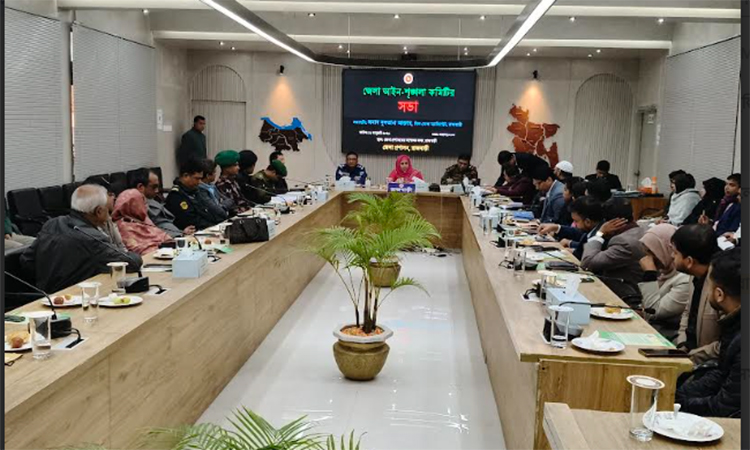 রাজবাড়ীতে জেলা আইনশৃঙ্খলা কমিটির মাসিক সভা 