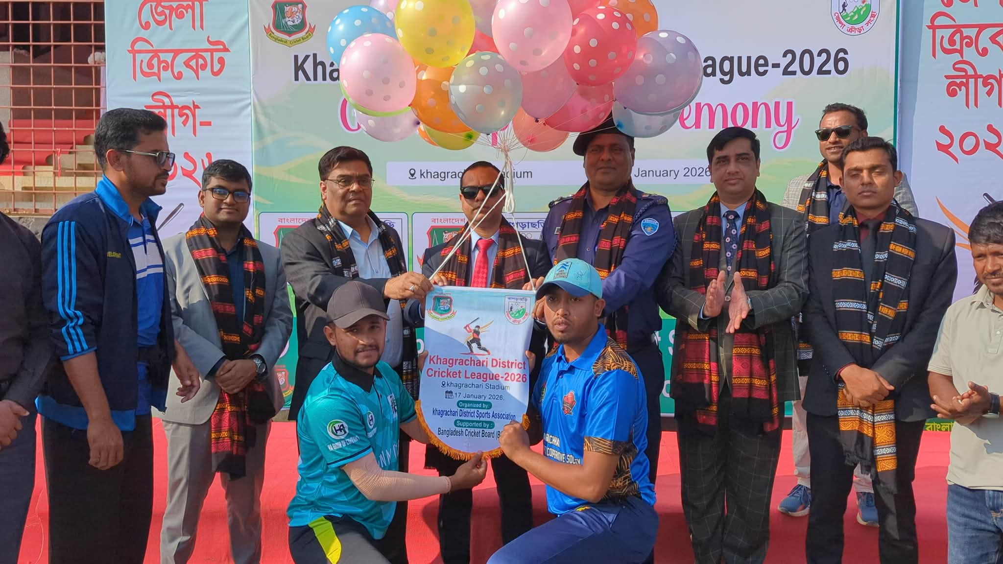 খাগড়াছড়িতে জেলা ক্রিকেট লীগ শুরু