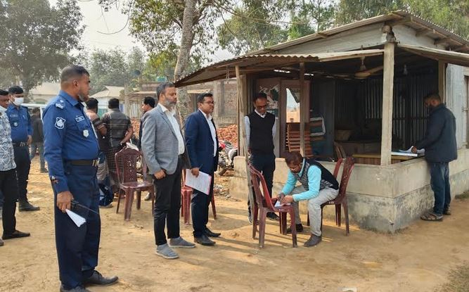 শেরপুরে চার ইটভাটায় জরিমানা 