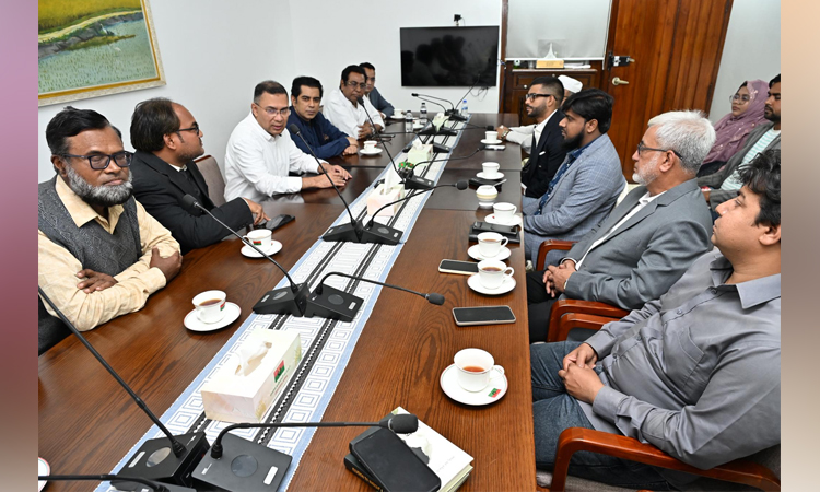 তারেক রহমানের সঙ্গে সাত রাজনৈতিক দলের নেতাদের সাক্ষাৎ