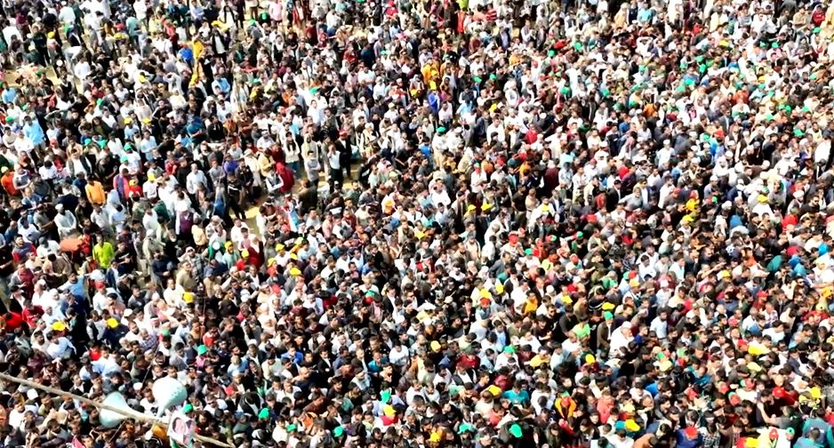 সিলেট আলিয়া মাদরাসা মাঠে বিএনপি’র নির্বাচনী সমাবেশ শুরু