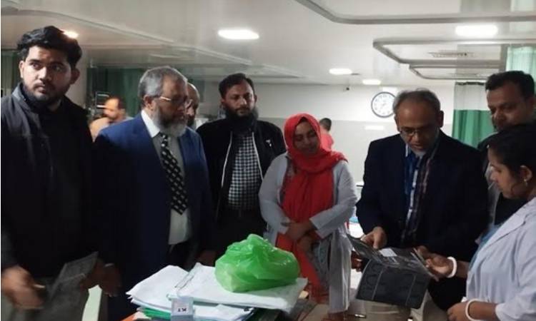 নির্বাচনী প্রচারণায় সিলেটে ২টি মেডিকেল কলেজ হাসপাতালে বিএনপির লিফলেট বিতরণ