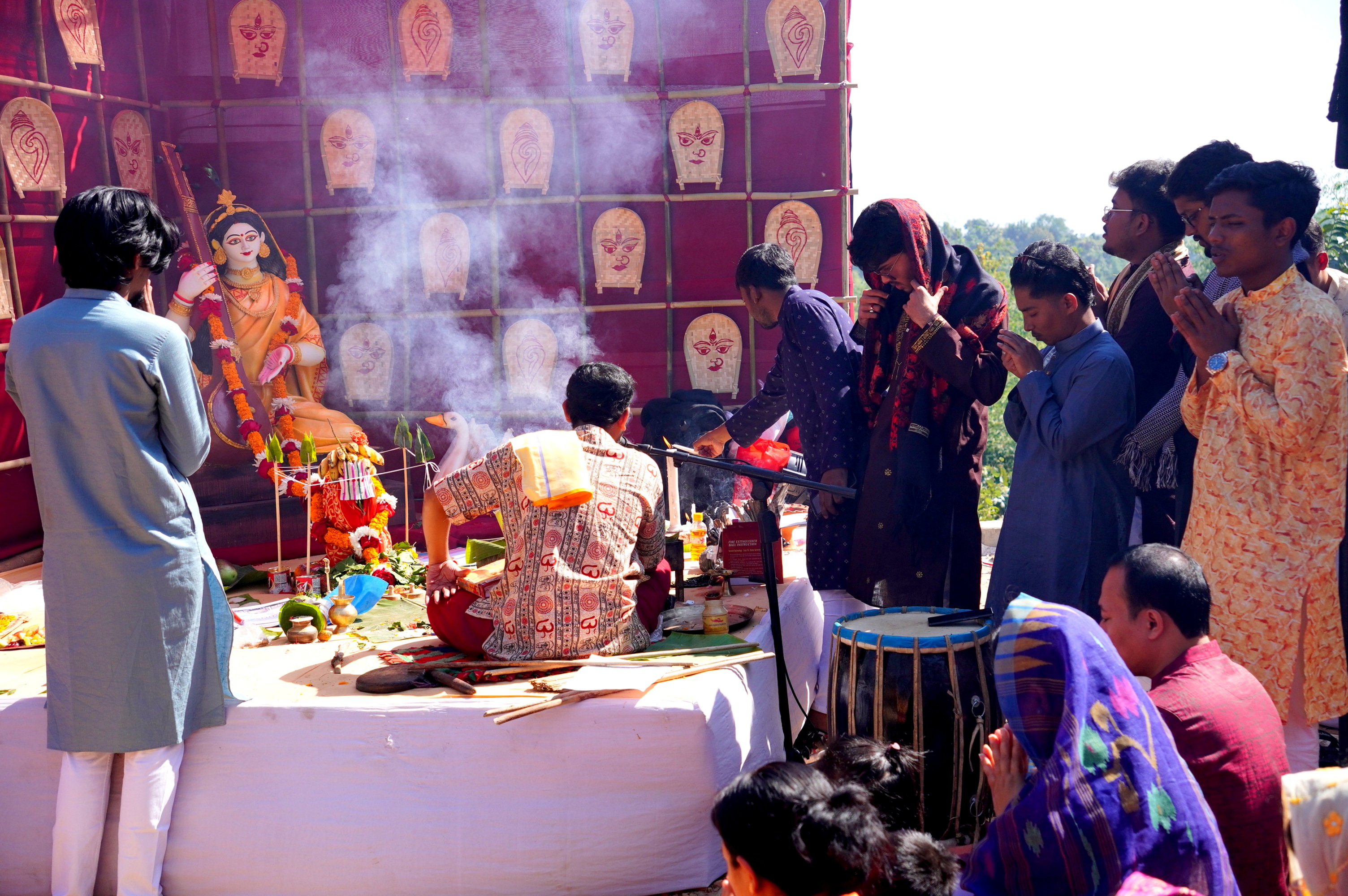 রাবিপ্রবিতে সরস্বতী পূজা উদযাপন