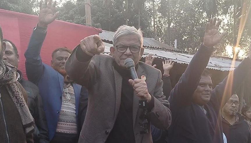 ঠাকুরগাঁওয়ে মির্জা ফখরুলের আনুষ্ঠানিক নির্বাচনী প্রচারণা শুরু