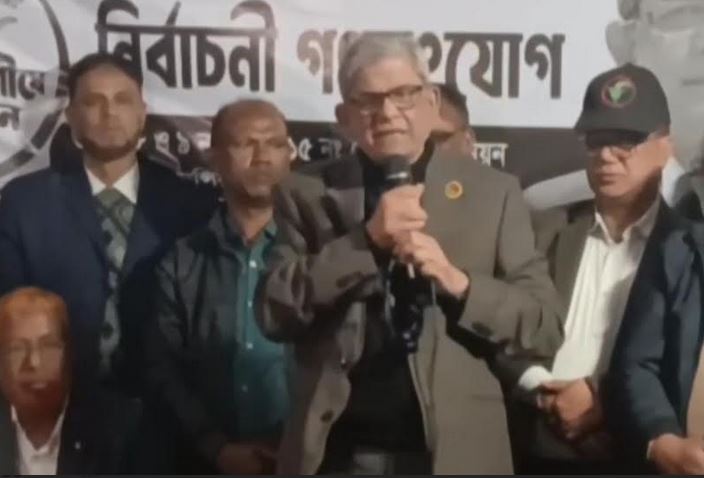 ধানের শীষে ভোট চাইলেন মির্জা ফখরুল