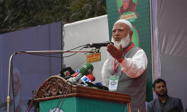 সরকার গঠন করতে পারলে চাঁদাবাজদের নির্মূল করব: গাইবান্ধায় জামায়াত আমির