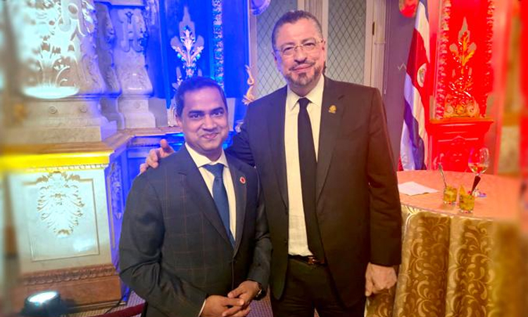 কোস্টারিকায় রাষ্ট্রদূত আনসারীর পরিচয়পত্র পেশ, দ্বিপাক্ষিক সম্পর্ক জোরদারে বৈঠক