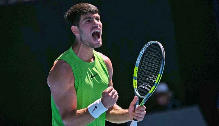 মেলবোর্নের শেষ আটে আলকারাজ ও জকোভিচ