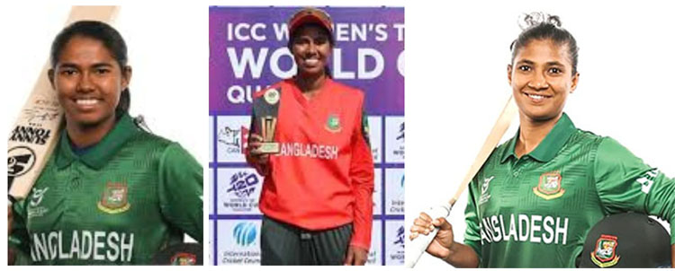 র‌্যাংকিংয়ে বড় লাফ শারমিন-দিলারা ও স্বর্ণার